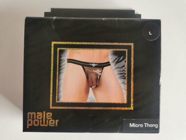 Männer Micro Thong, camouflage, Größe L, ZX17