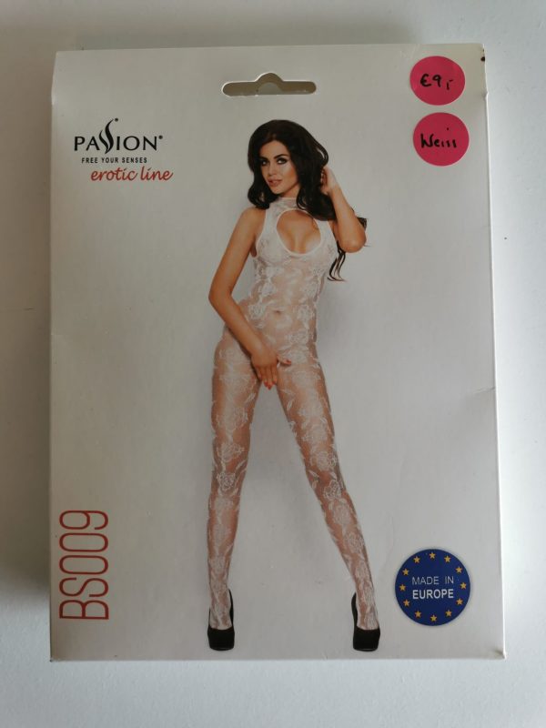 Catsuit, weiß, Größe OneSize 30-44, ZI01