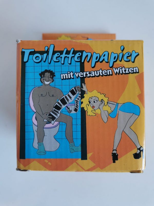Toiletten-Papier mit versauten Witzen