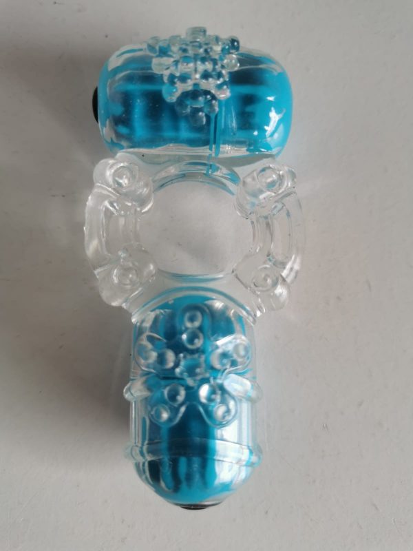 Penisring mit 2 Vibro-Eiern